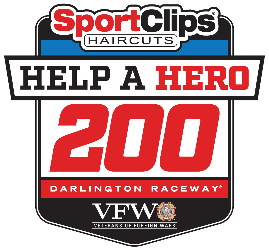 Sport Clips Help a Hero Darlington Raceway and VFW logo
